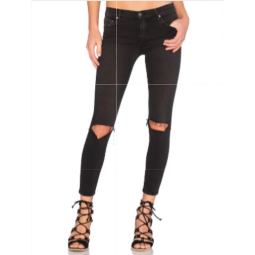 🤍 EUC GRLFRND Revolve Candice Mid Rise Super Stretch Skinny Jeans-Love Hangover